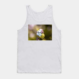 Close-up of forget-me-nots Tank Top